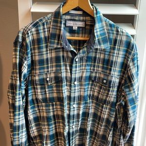 PD &C blue flannel shirt XL